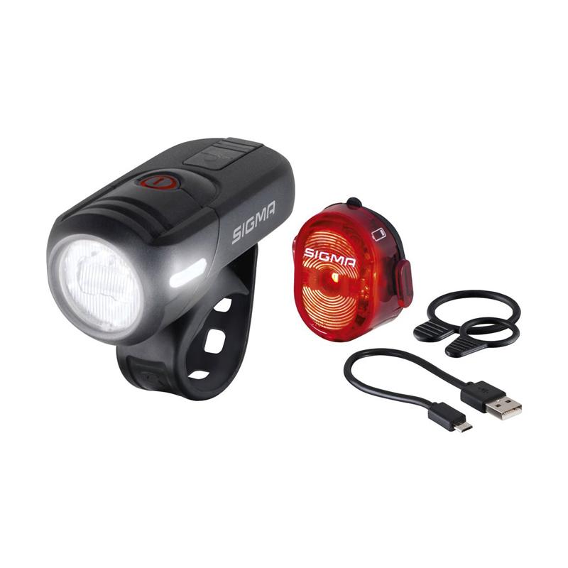 Aura 45 USB NUGGET II RL Set - Lighting - bike - cycling - rear - front - light - Sigma - - - - Speedlab